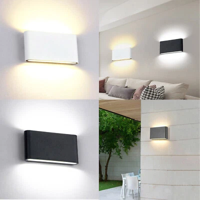 12W Waterproof Modern LED Wall Lamp For Outdoor Indoor Bedroom Balcony Decor - Image 1 of 4