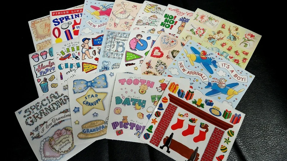 Nuevo ** PEGATINAS FRANCES MEYER - HOJAS 5" X 4,5" - (2 hojas) ** Tú eliges Foto 1 de 1