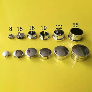 Chrome plug pipe plug chrome-plated fin plug end plug round plug - Picture 1 of 7
