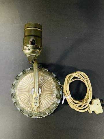 VINTAGE GLASS LIGHT FIXTURE WALL Mount SCONCE SHABBY ART NOUVEAU DECO REGENCY Cover