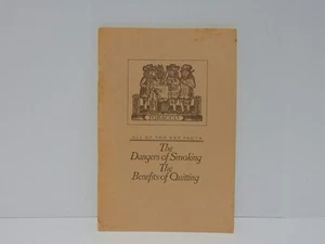 The Dangers Of Smoking by The American Cancer Society (1972, Booklet) - Picture 1 of 11