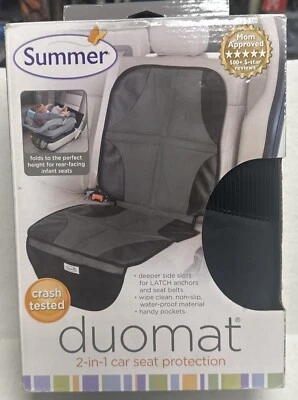 Summer Infant Duomat 2-в-1 защита автокресла 42,5 «x 19,25» новый открытая коробка - Изображение 1 из 4