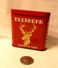 Vintage Buckhorn Papierośnica Puszka Litho Pocket Can