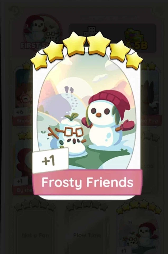 Frosty Friends - Monopoly!!! 6⭐️ Cozy Comforts  Album - Image 1 of 1