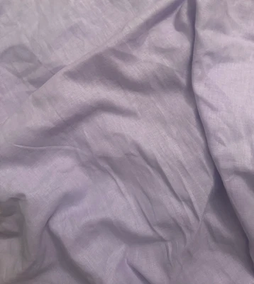T.D.I. 100% Flax Linen Fabric Light to Medium Weight Piece Dyed Lilac Color 57" Wide