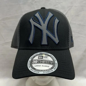Gorra de béisbol de los Yankees de Nueva York sombrero 39Thirty grande reflectante logotipo del equipo de Nueva York L/XL - Imagen 1 de 11