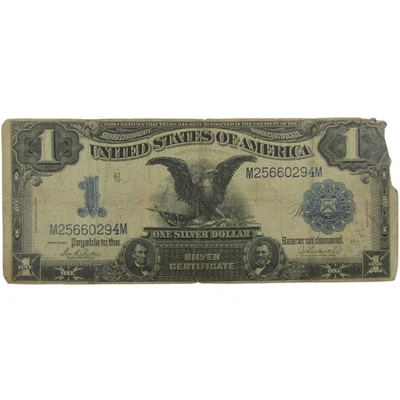 1899 $1 Large Size Silver Certificate Note G Good Currency SKU:CPC0535 - Image 1 of 4