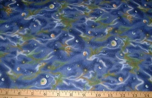 HOBBY LOBBY Fabric - Night Celestial Skies - 18" / HALF YARD CUT - Picture 1 of 1