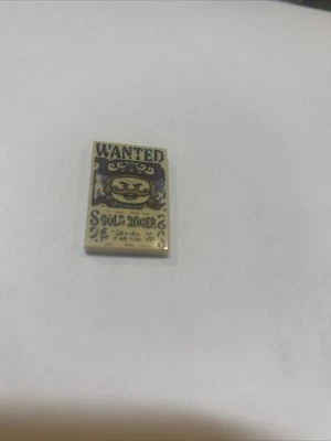 LEGO One Piece GOLD ROGER Wanted Poster 75636 75637 75638 75639 NEW Printed GOL - Image 1 of 2