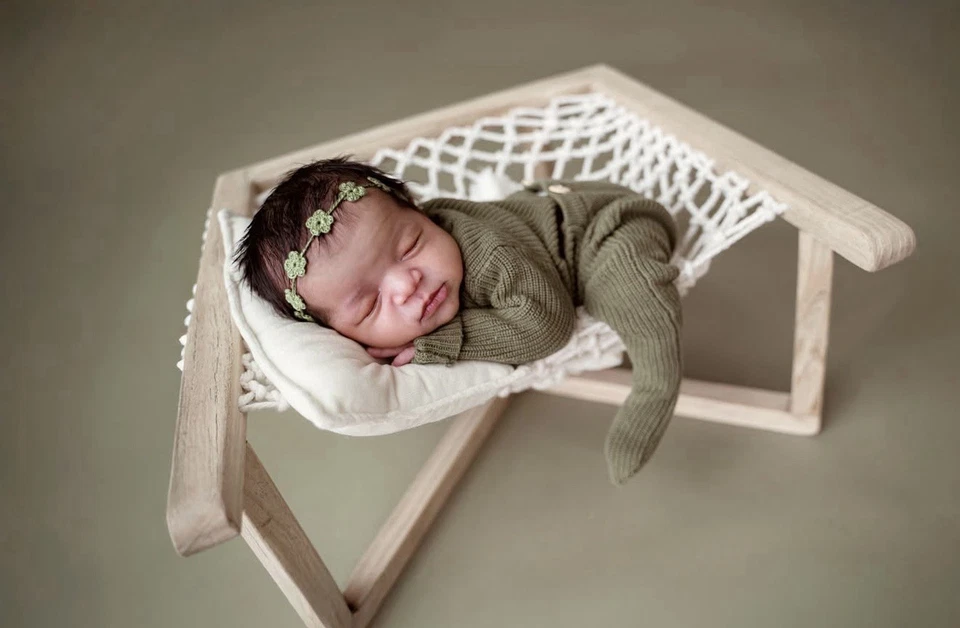 Hello Little Props Baby Web, Photography Prop, Newborn/ Sitter NEW - Image 1 of 4