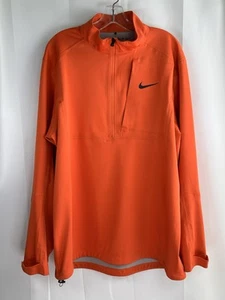 Nike Storm-Fit Vapor 1/2-Zip Jacket Sz Large orange - Picture 1 of 8