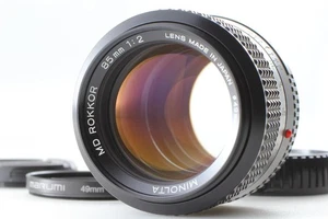 US Tariff In [NEAR MINT] Minolta MD Rokkor 85mm f2 MF Lens From JAPAN 5H15 - Picture 1 of 10
