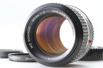 US Tariff In [NEAR MINT] Minolta MD Rokkor 85mm f2 MF Lens From JAPAN 5H15 - Image 1 of 4