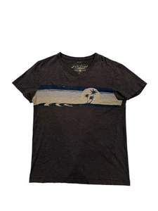 Lucky Brand V Neck Shirt 100% Cotton Taupe Men’s Size Small Good Condition - Picture 1 of 11