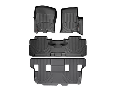 WeatherTech FloorLiner for 2011-2017 Ford Expedition - Full Set, Black - Image 1 of 4