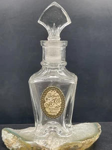 RARO! Antigua botella de perfume KERKOFF PARIS DJER-KISS en relieve #109 - Imagen 1 de 17