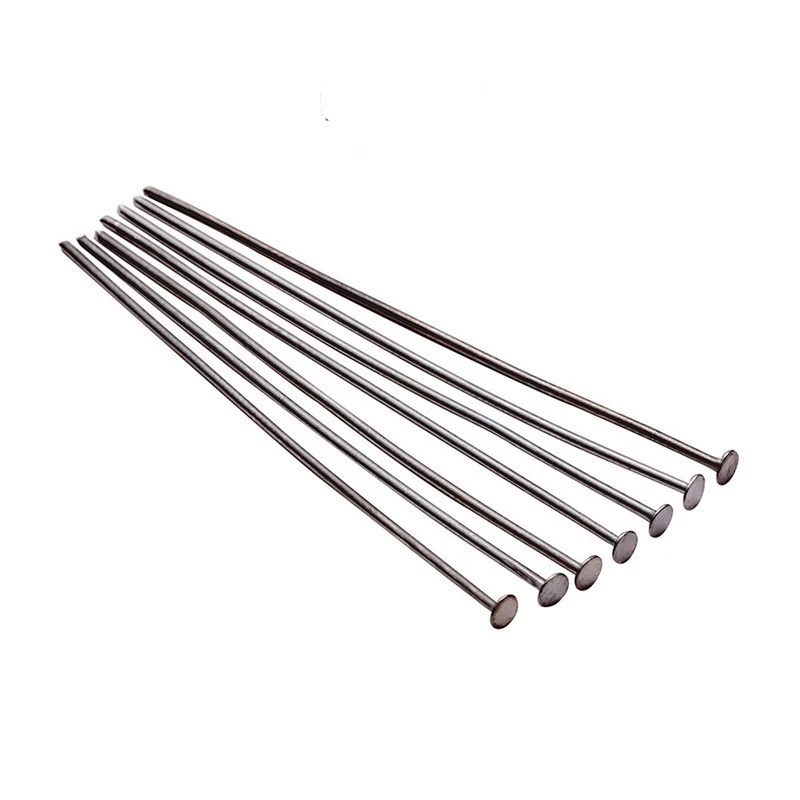 15mm-70mm DIY Supplies Flat Head Pins Findings Making For Jewelry Headpins - Image 1 of 4