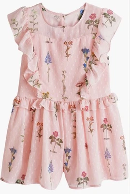 Nuevo con etiquetas Mameluco Dobby Baker By Ted Baker Girls Rosa Floral, Talla 10 Años Foto 1 de 4