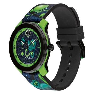 Reloj Hombre Movado X Kenny Scharf Artist 3601052 Cuarzo Suizo Correa Goma 42mm Foto 1 de 2