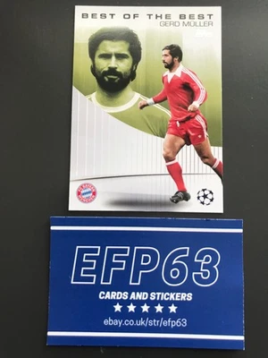 TOPPS CHAMPIONS LEAGUE BEST OF THE BEST 24/25 GERD MULLER BAYERN MUNICH - Image 1 of 2