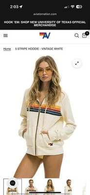 Aviator Nation - 5-Stripe Zip Hoodie (Select Color/Size) - Image 1 of 4