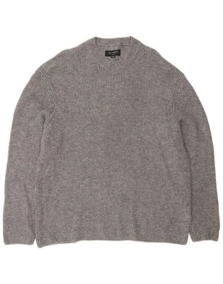 ALL SAINTS Mens Crew Neck Jumper Sweater Small Grey Wool BE03 - Image 1 of 3