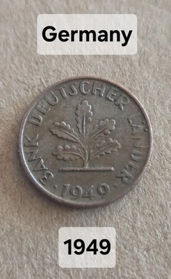 Germany 1 Pfennig 1949 G - Image 1 of 2