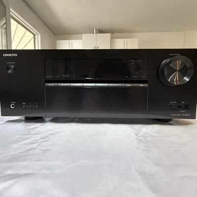 Onkyo TX-SR373 5.2 Channel 4K HDR AV Reciever Bluetooth HDMI RCA Tested Working - Image 1 of 4