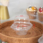 20pcs Transparent Stackable Cupcake Container Cupcake Carrier Cupcake Cover