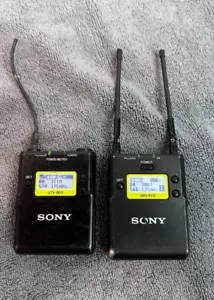 (LotA1) Sony Wireless Lavalier Microphone System URX-P03 and UTX-B03 - Picture 1 of 18