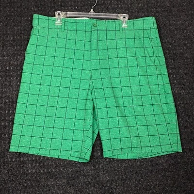 Men’s Head Golf Shorts Green Plaid Checkered Stripe All Over Print Size 36 - Image 1 of 4