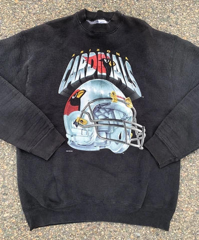 Vintage Arizona Cardinals Salem Sportwear 90s Retro NFL Sweatshirt Size XL 1994 Cover