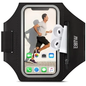 Étui de téléphone portable jogging bande de sport support de téléphone portable bras avec étui Airpods - Photo 1 sur 8