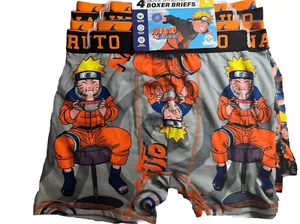 Naruto Boys 4pk Athletic Boxer Briefs Size Large(10-12) NWT - Picture 1 of 5