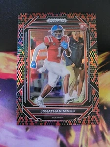 Jonathan Mingo - 2023 Prizm Draft Picks SSP Snakeskin Case Hit RC - Bild 1 von 2