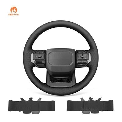 MEWANT HÁGALO USTED MISMO Cubierta de volante de cuero PU en relieve para Toyota Land Cruiser 2024 Foto 1 de 4