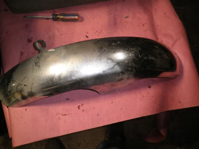 Honda CB650 650 SC 1982 guardabarros delantero cromado Foto 1 de 4