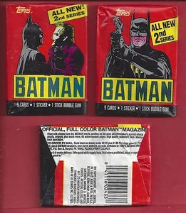 1989 Topps Batman 2nd Series (single) Wax Pack - Picture 1 of 1