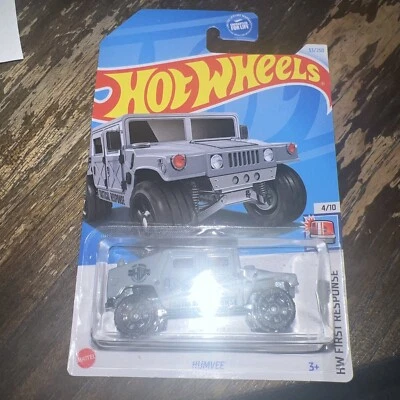 2024 Hot Wheels Humvee 4/10 First Response Gray 33/250 Combine Shipping - Image 1 of 4