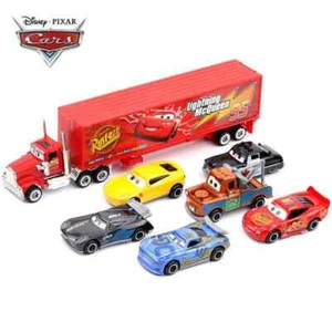 Juego de 7 piezas Disney Pixar Car 3 Lightning McQueen Jackson Storm Uncle Truck Diecast - Imagen 1 de 24