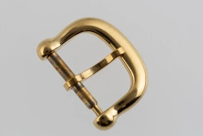 Ebel Dornschließe  Stahl  Edelstahl/vergoldet Buckle  12 mm  ( SC 52 ) - Bild 1 von 2