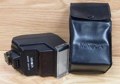 Genuine Minolta Maxxium 2800 AF Flash With Pouch - For Minolta Maxxum 7000  - Image 1 of 4