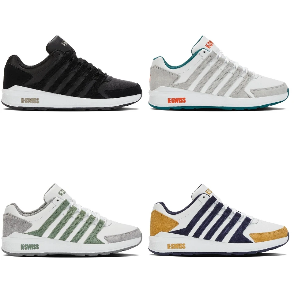 K-Swiss Vista Trainer Herren Sneaker | Turnschuh | Sportschuh | Leder - NEU - Bild 1 von 1