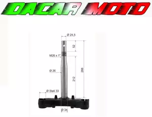 Gabelkopf Honda Sh 125 150 ie 2013 2014 2015 2016 2017 - Bild 1 von 1