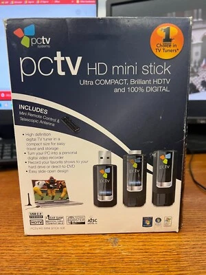 Hauppauge PCTV HD Mini Stick USB 100% Digital HDTV Sintonizador + Antena Remota Foto 1 de 4