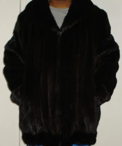 Men's American Legend Ranch Mink Fur Jacket Size 42-44 FREE SHIPPING Excell Cond - Picture 1 of 7