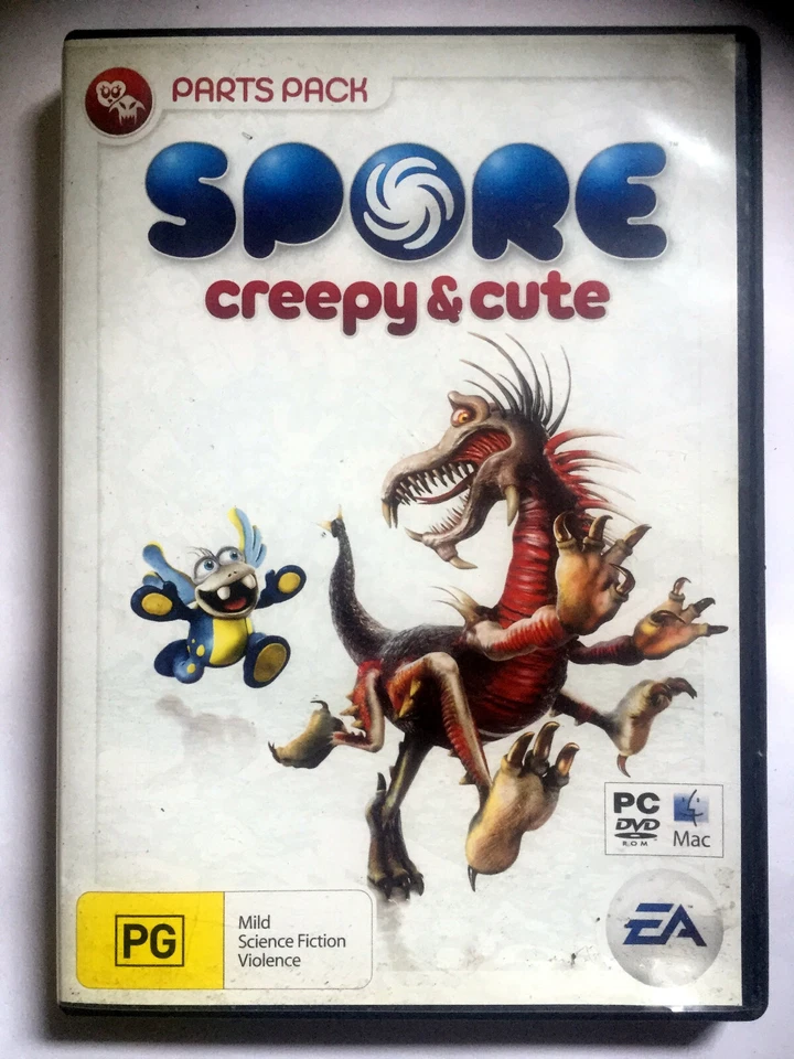 Spore: Creepy & Cute Parts Pack for PC / MAC DVD-ROM Complete AS NEW - Image 1 of 1
