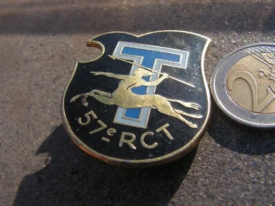 insigne  57  eme regiment  transmissions   57 rct       (classeur 9) - Photo 1/2