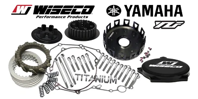 01-13 YZ250F Completo Billet Embrague Cesta Buje Cubierta Wiseco Juego de Pernos de Titanio Foto 1 de 3