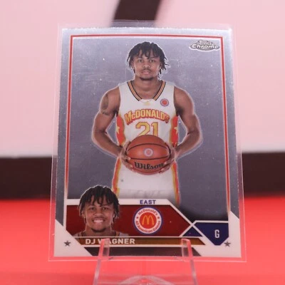 2023 Topps Chrome McDonald's All-American Basketball 59 DJ Wagner - Image 1 of 2